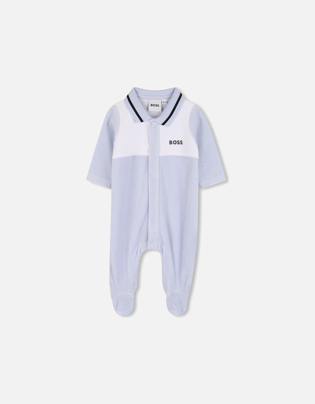 BOSS PALE BLUE BABYGROW J52522, 4 of 3