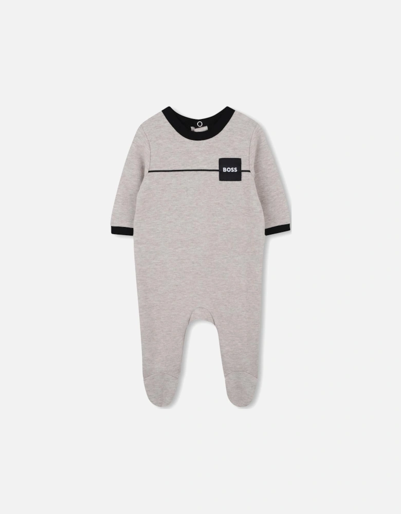 BOSS BOYS BABYGROW+HAT J52487