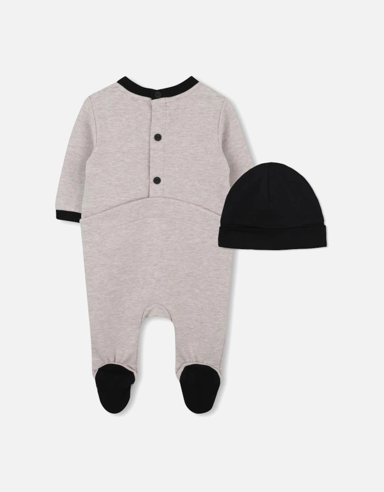BOSS BOYS BABYGROW+HAT J52487
