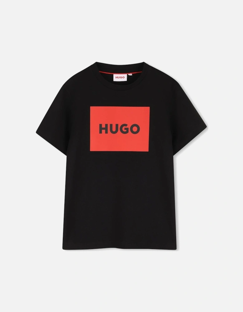 HUGO BLACK/RED T SHIRT G00572