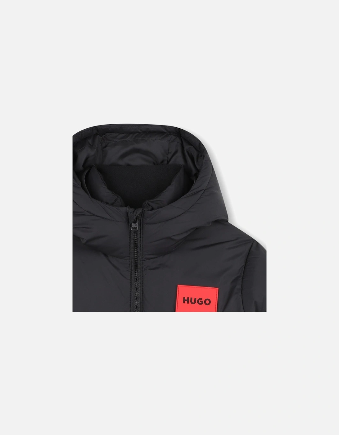 HUGO BLACK PUFFER JACKET G00484