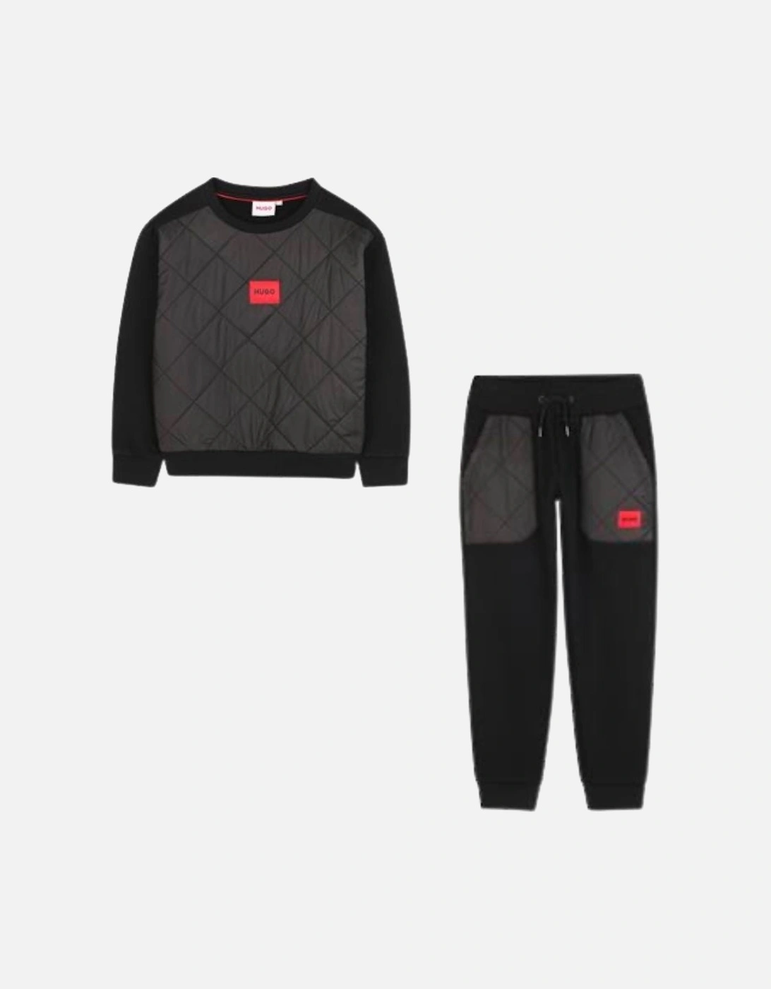 HUGO BLACK BOYS TRACKSUIT G00450/G00461, 2 of 1