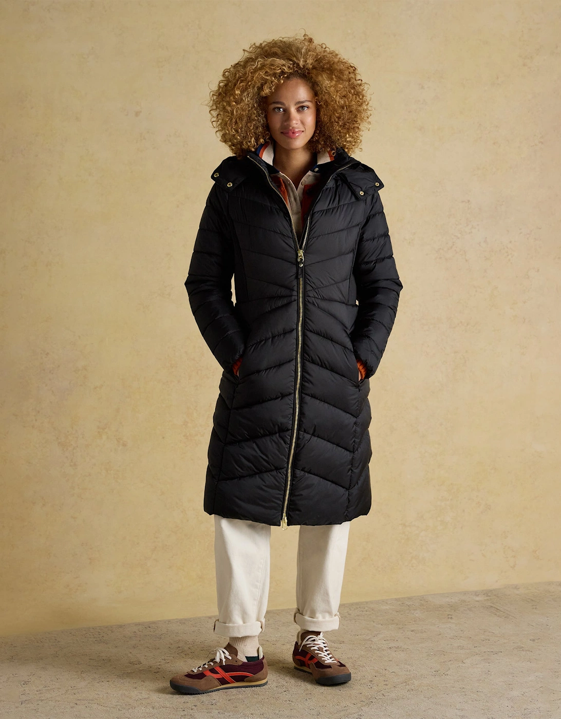 PEMBURY Womens Long Coat Black, 6 of 5