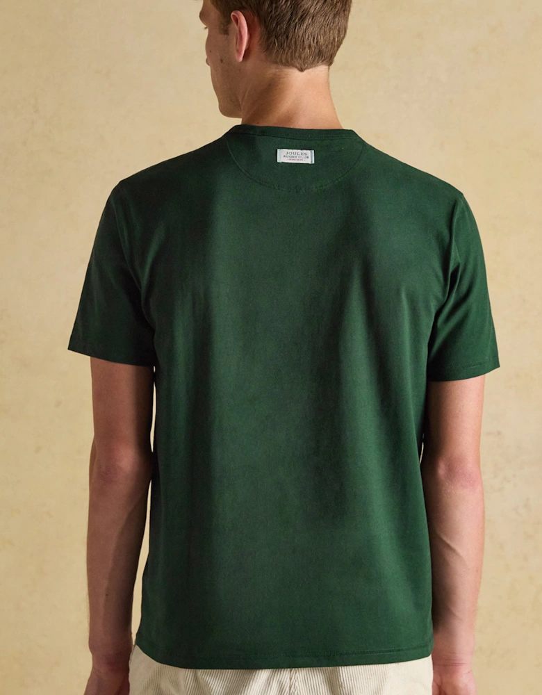 RUGBY CLUB TEE Mens T Shirt Green