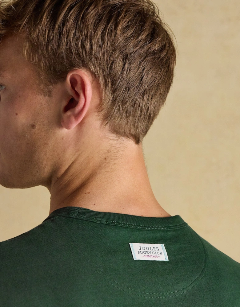 RUGBY CLUB TEE Mens T Shirt Green