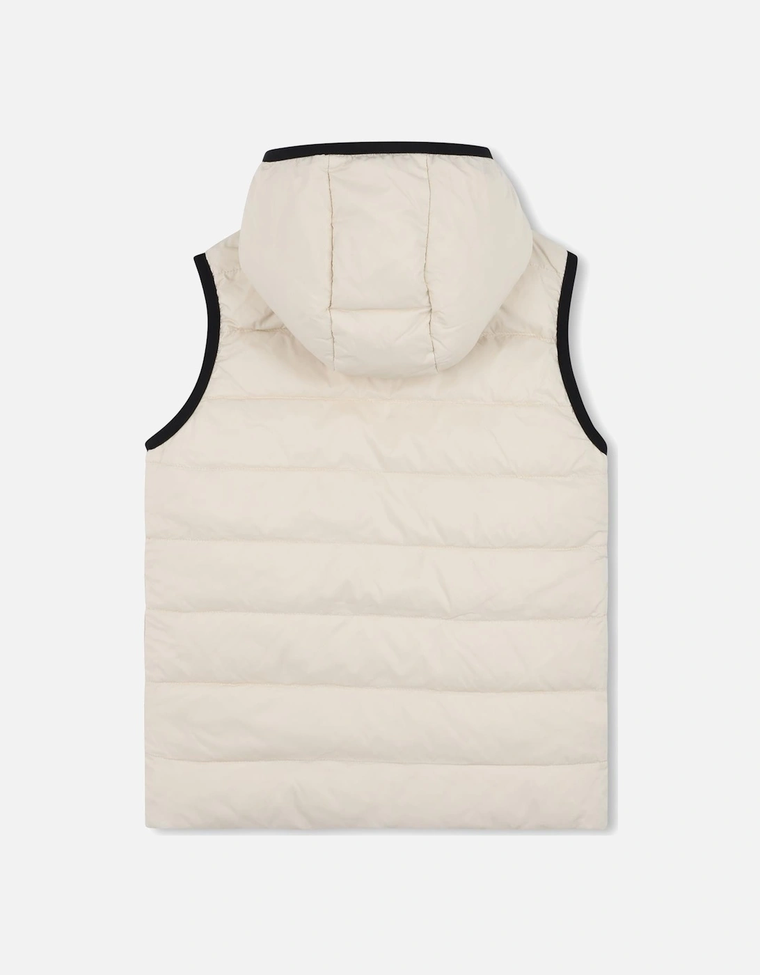 BOSS BOYS REVERSIBLE BEIGE PUFFER JACKET J52395