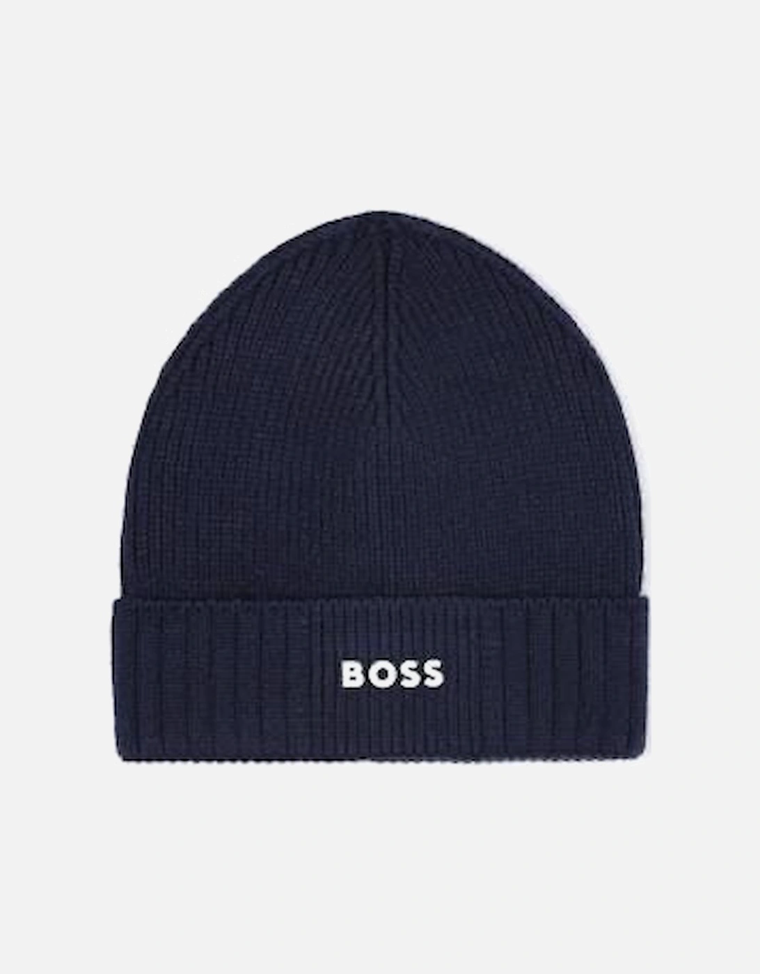 BOSS NAVY BEANIE HAT J52616, 5 of 4