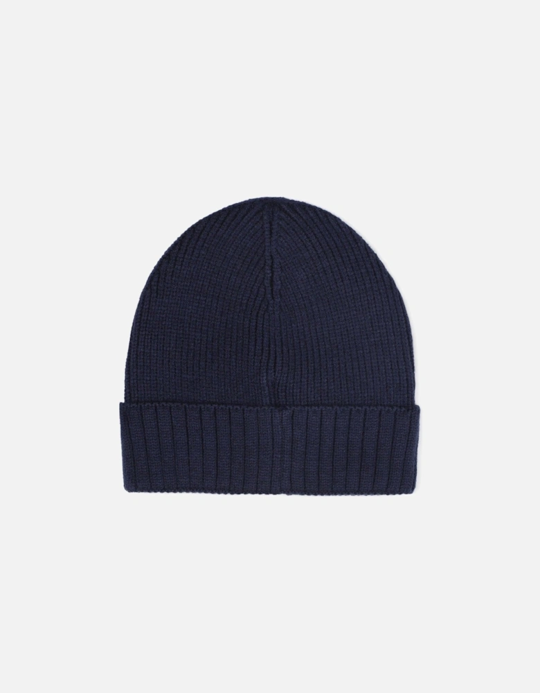 BOSS NAVY BEANIE HAT J52616