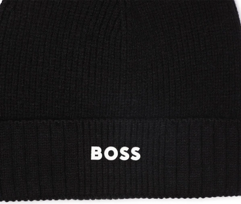 BOSS BLACK BEANIE HAT J52616