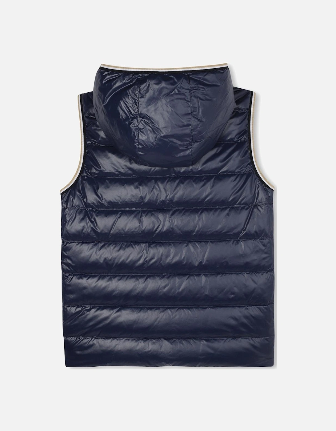 BOSS BOYS BLUE REVERSIBLE PUFFER JACKET J52395