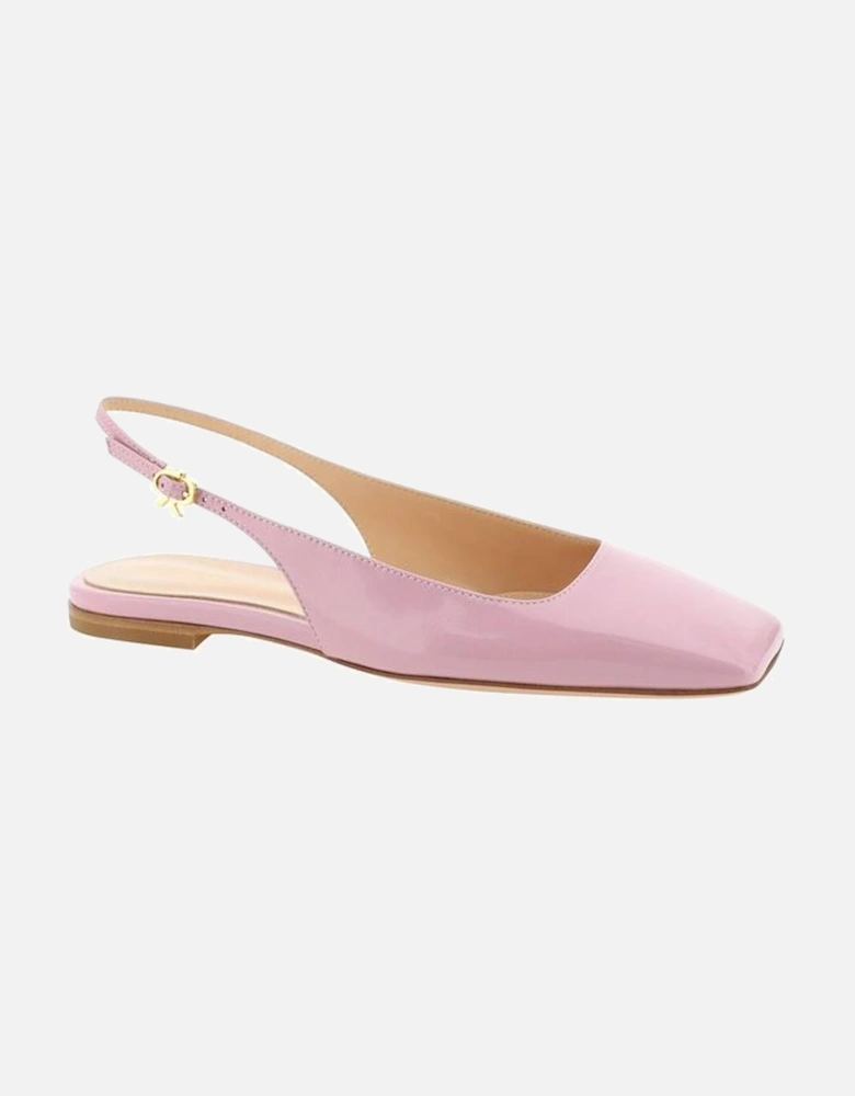 Calfskin Square Toe Slingback Ballerinas Women - Multicolor Sandals