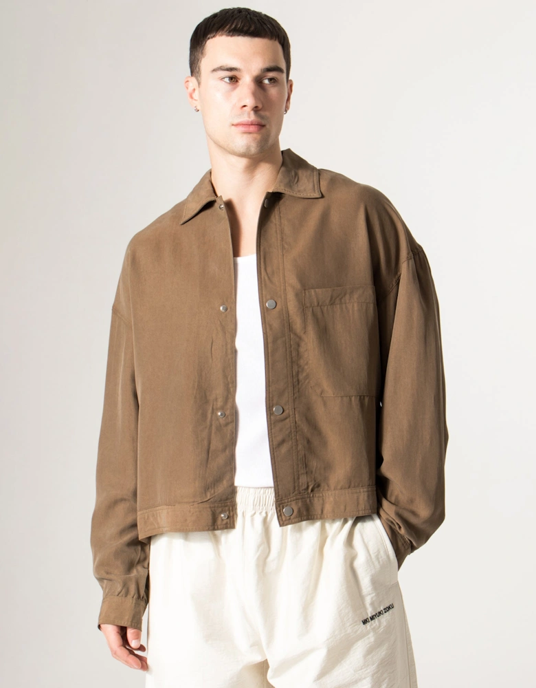 Sandwash Cupro Trucker Jacket