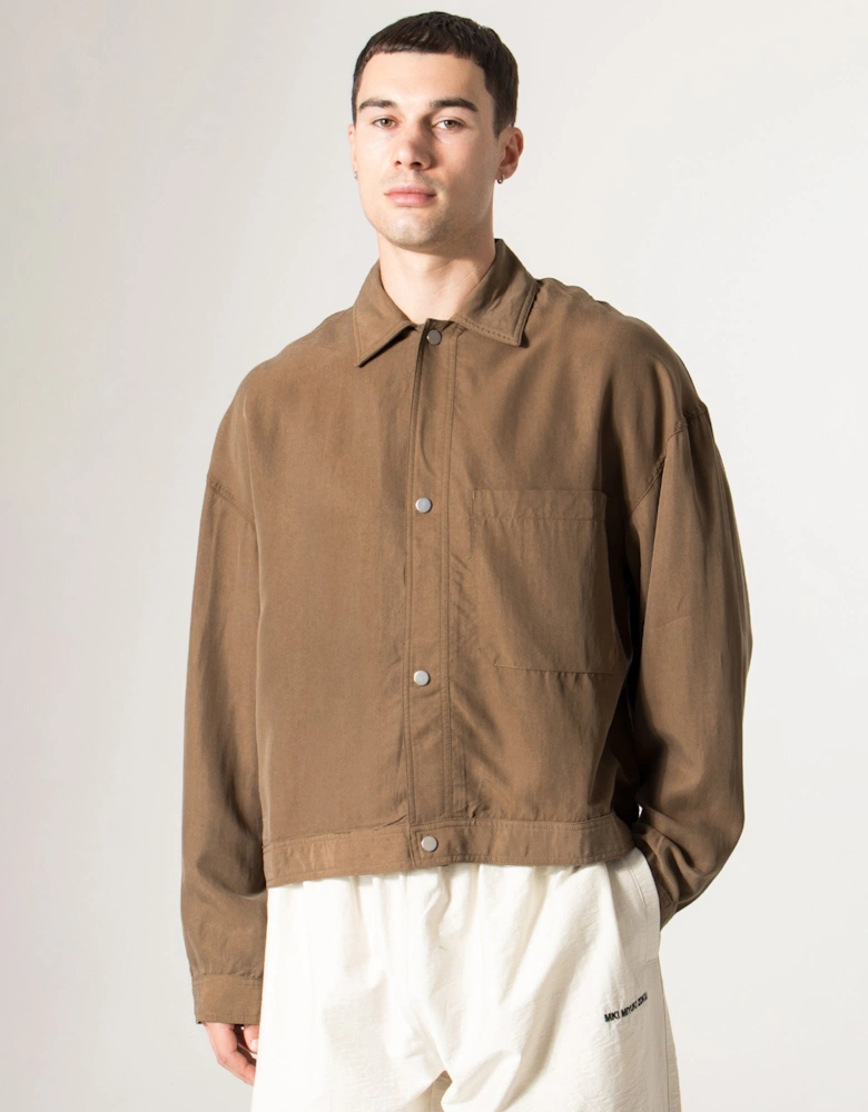 Sandwash Cupro Trucker Jacket