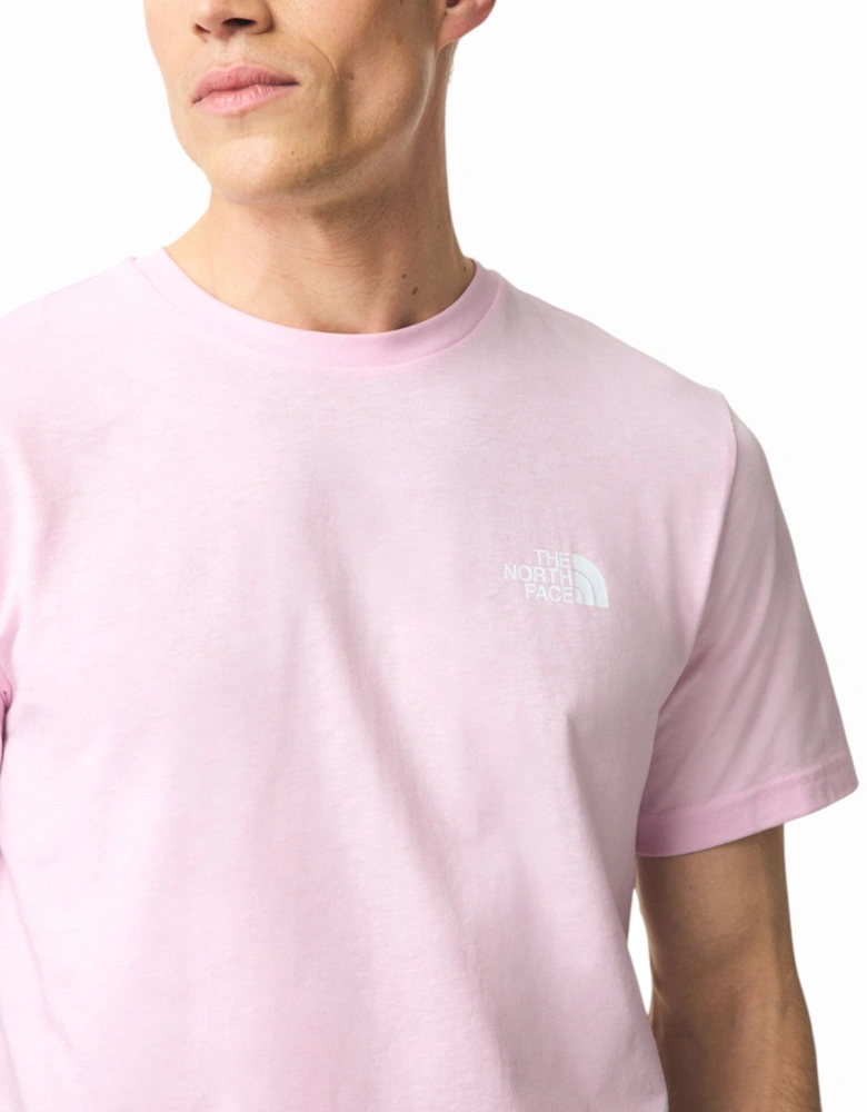 Mens T Shirt Simple Dome Soft Cotton Short Sleeve Crew Neck Tops