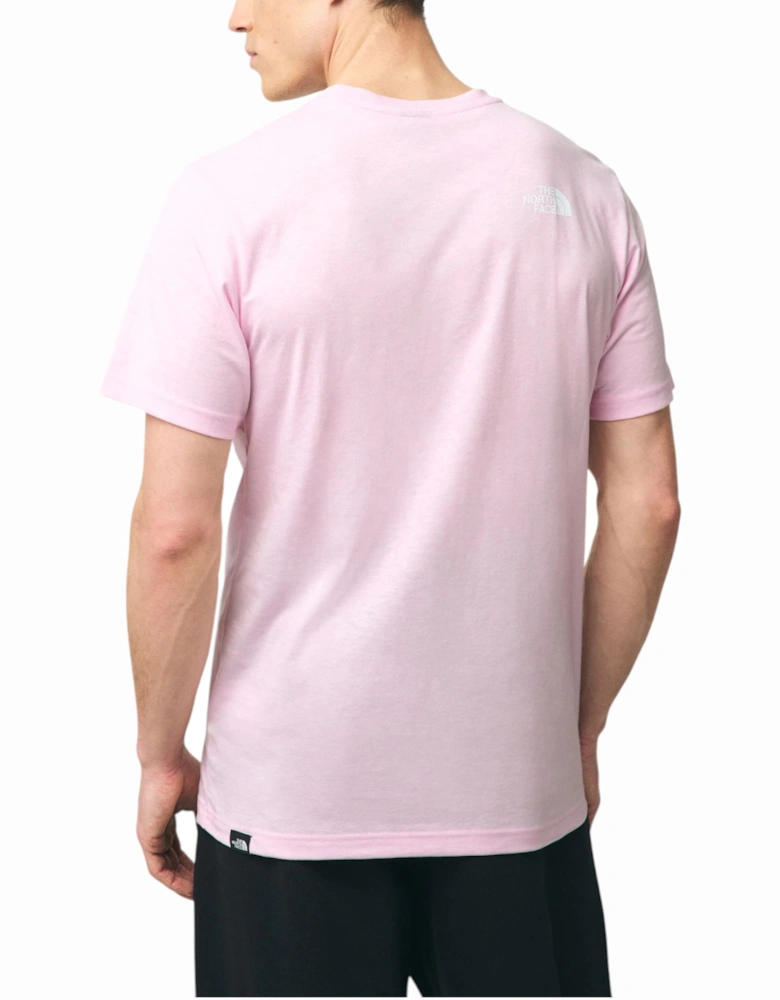 Mens T Shirt Simple Dome Soft Cotton Short Sleeve Crew Neck Tops