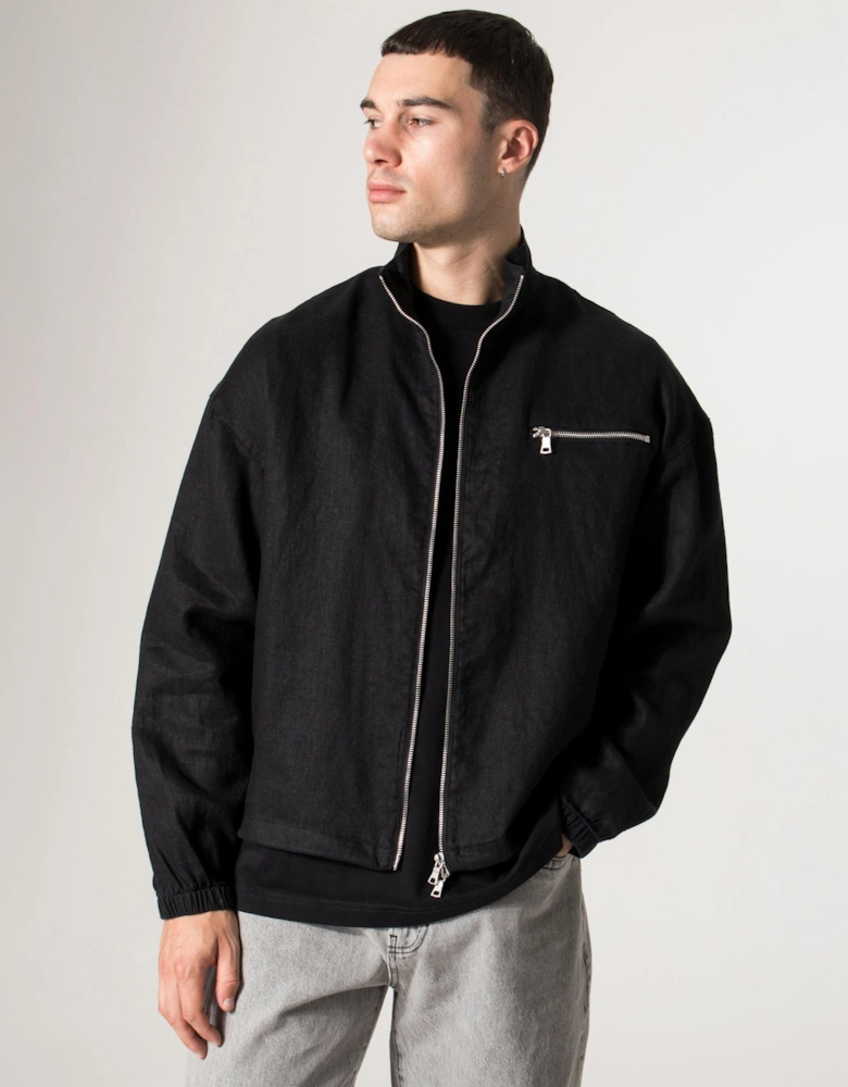 Linen Track Jacket