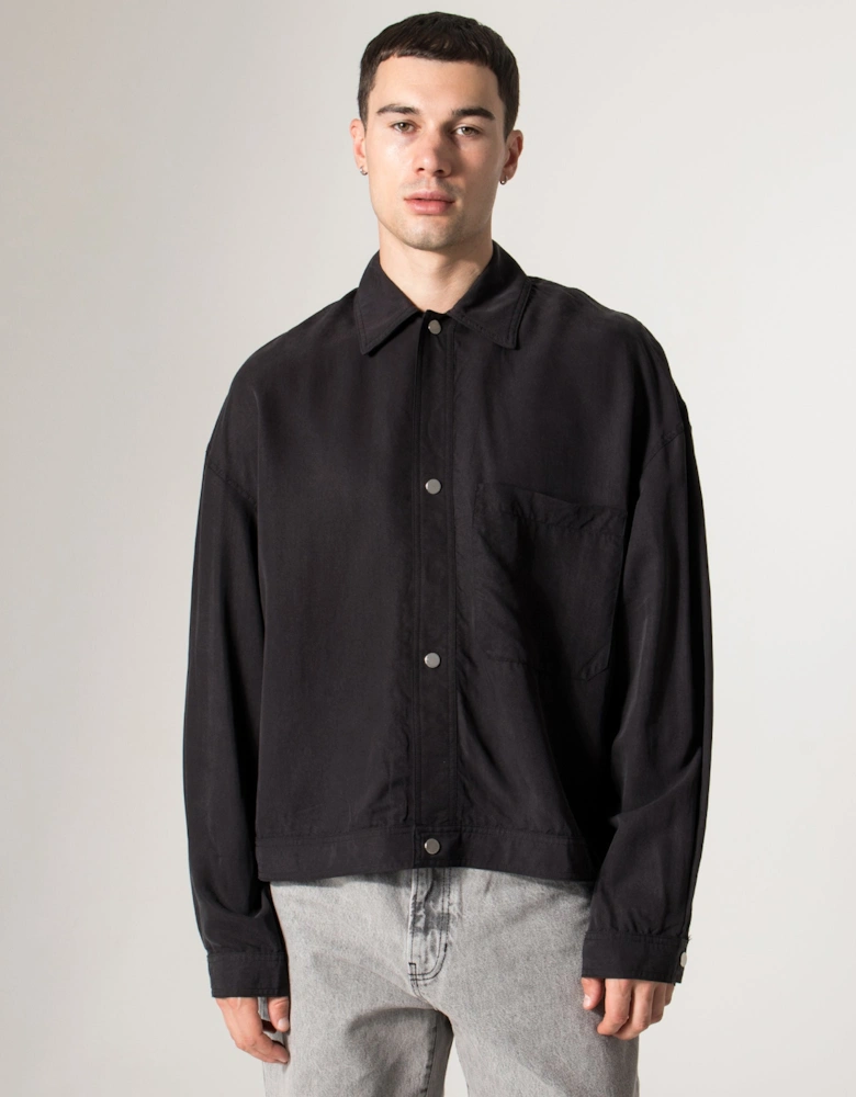 Sandwash Cupro Trucker Jacket