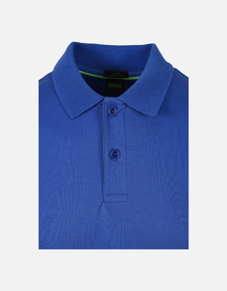 Boss Green Polo Zone Medium Blue