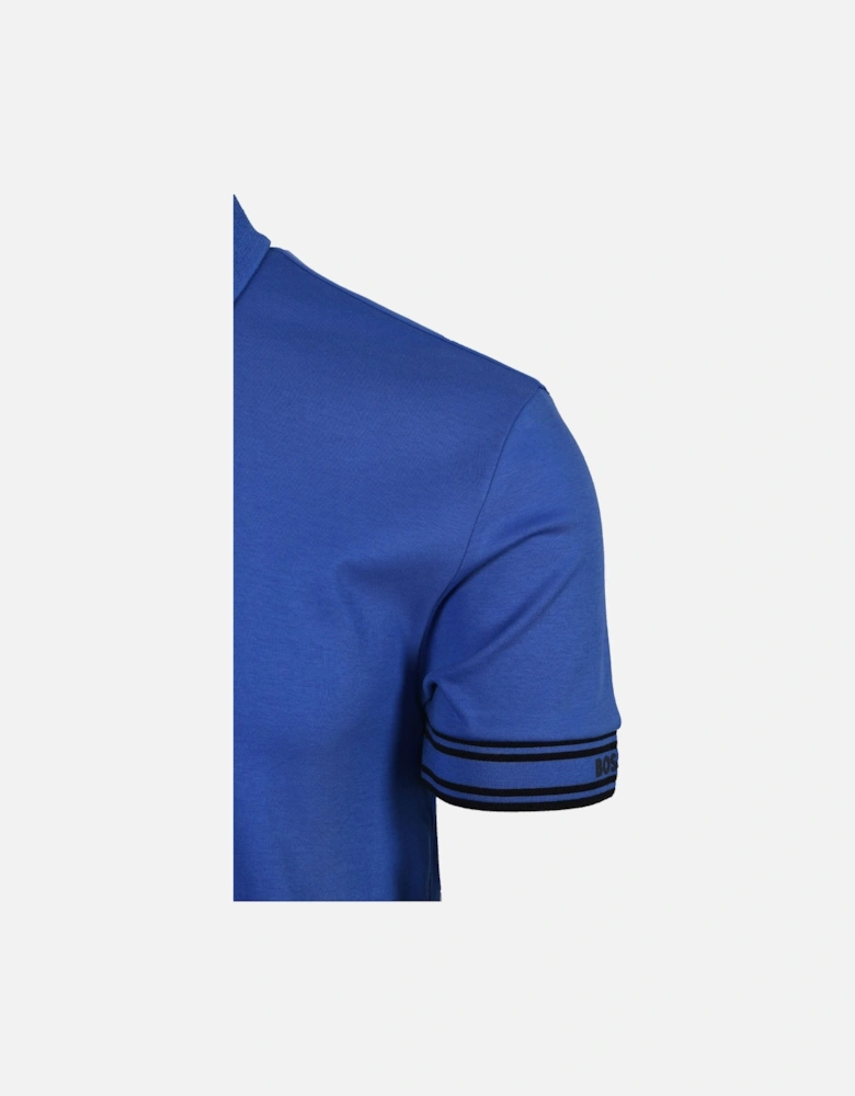Boss Green Polo Zone Medium Blue