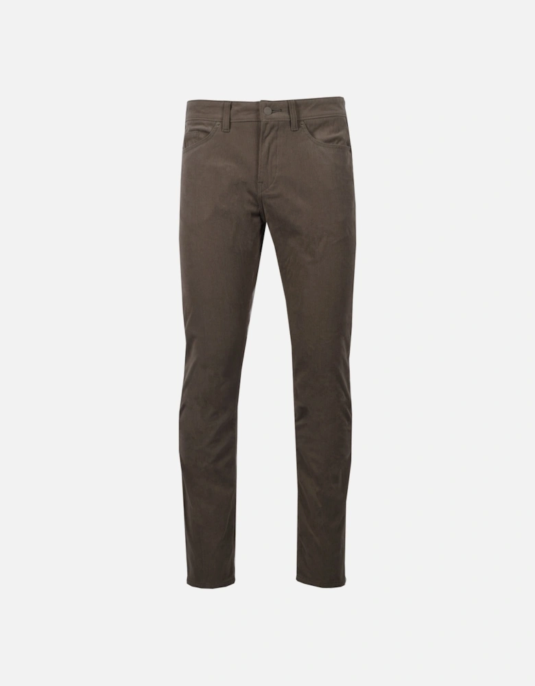 BOSS Delaware Corduroy Trouser Open Brown