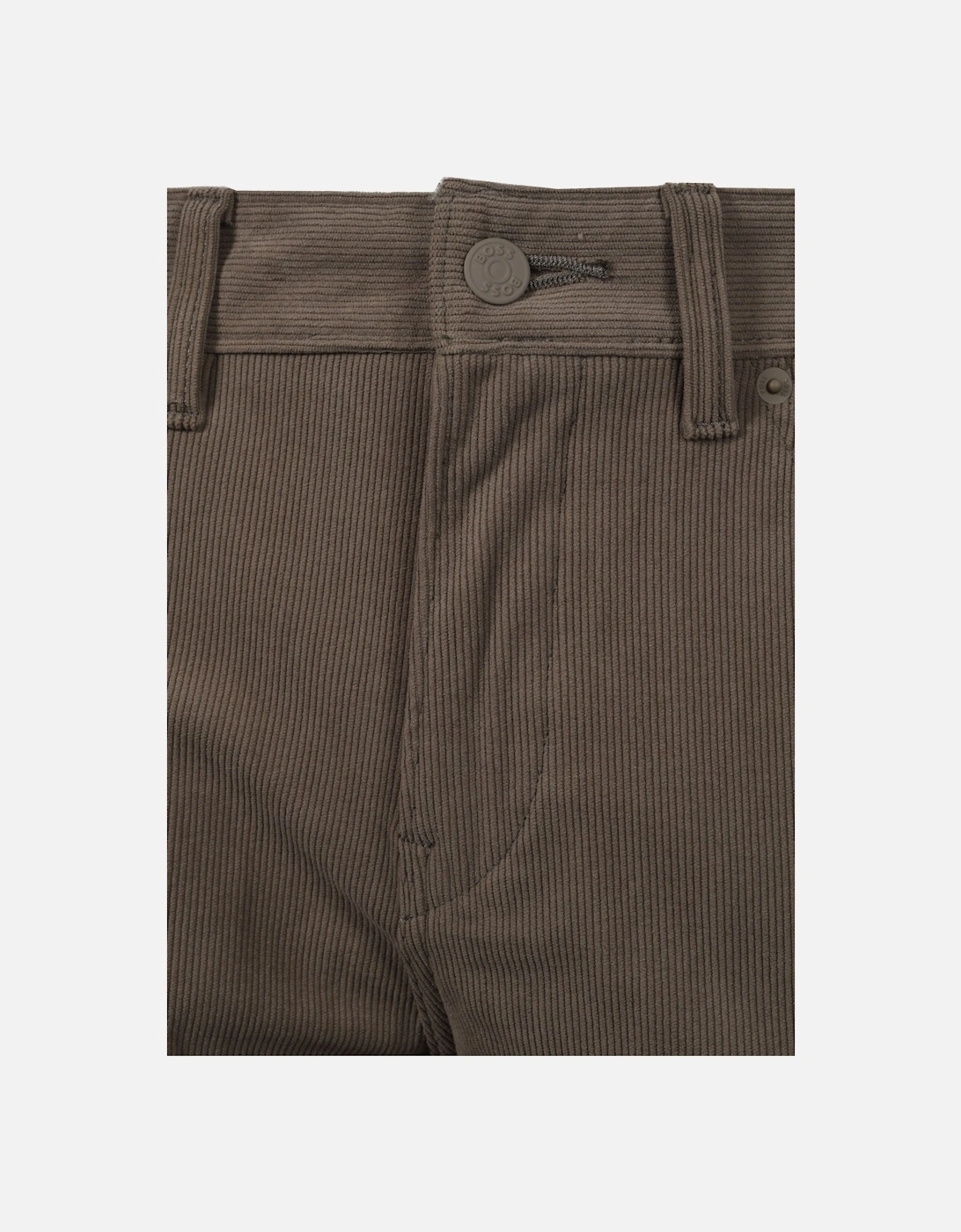 BOSS Delaware Corduroy Trouser Open Brown