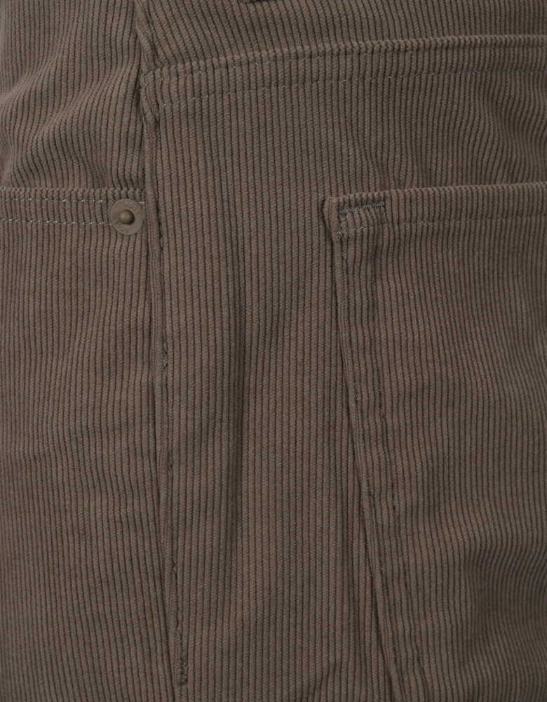 BOSS Delaware Corduroy Trouser Open Brown