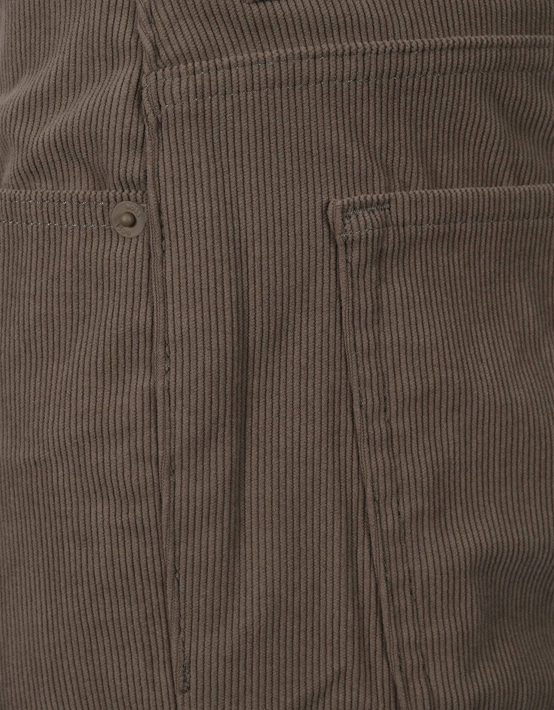 BOSS Delaware Corduroy Trouser Open Brown