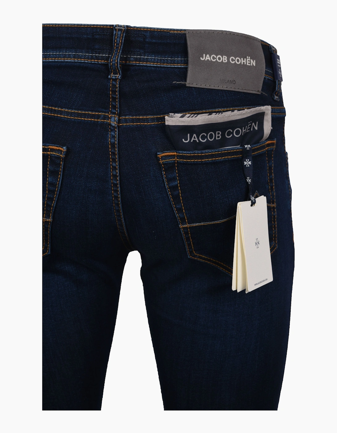 Men's Jacob Cohen Nick Jeans Dark Denim - Navy - Size: 34/32