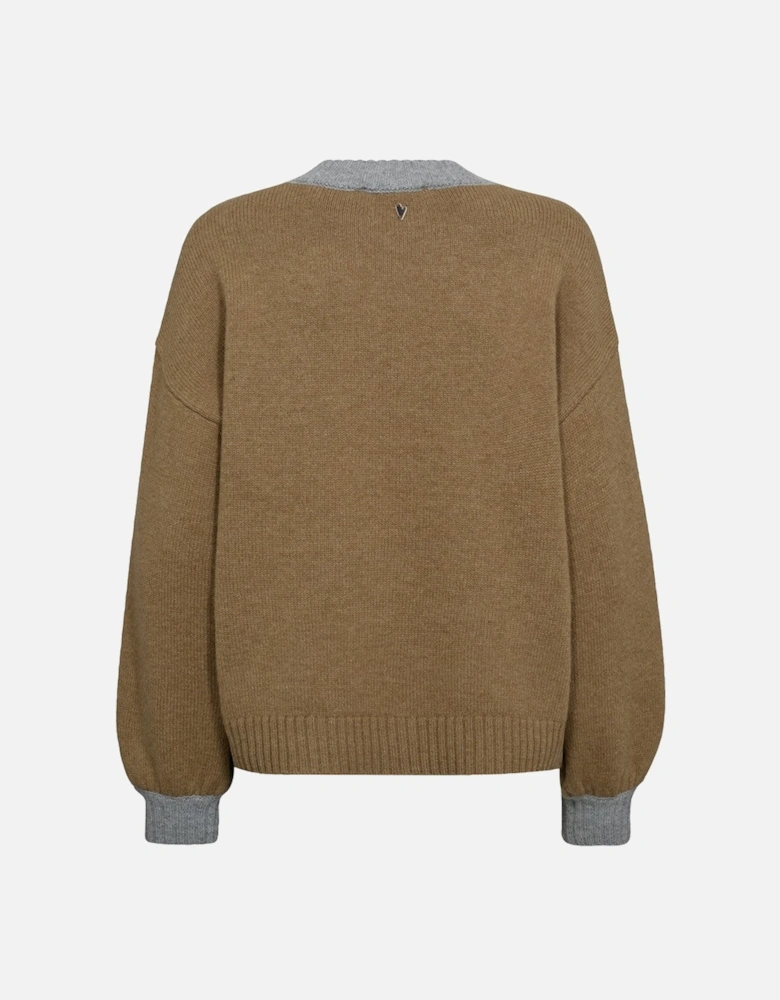 Beth Ottilli V neck knit