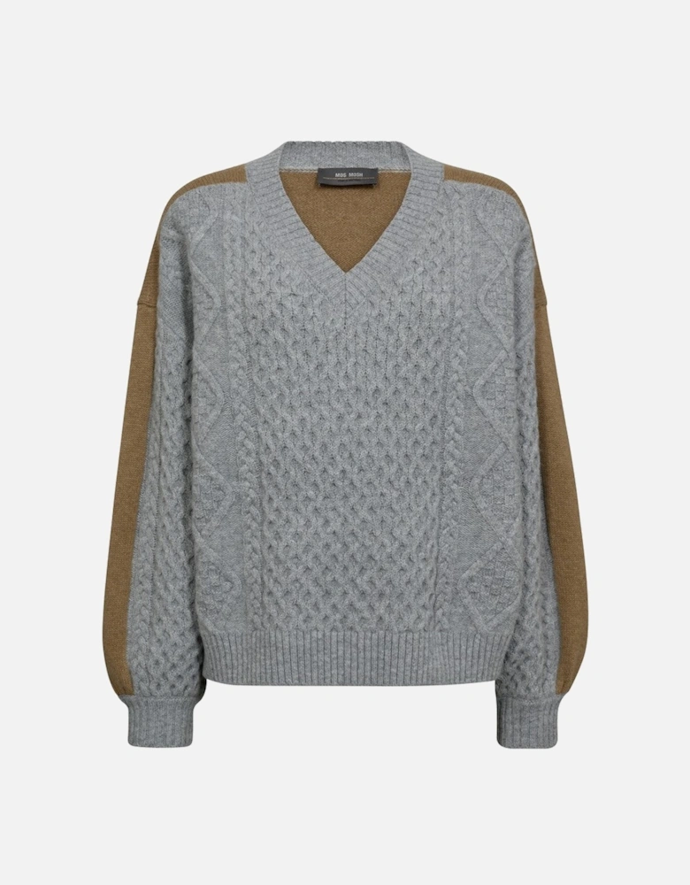 Beth Ottilli V neck knit
