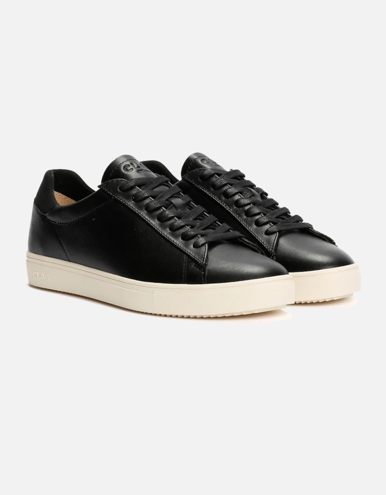 Bradley Milled Leather Men's Black Trainers