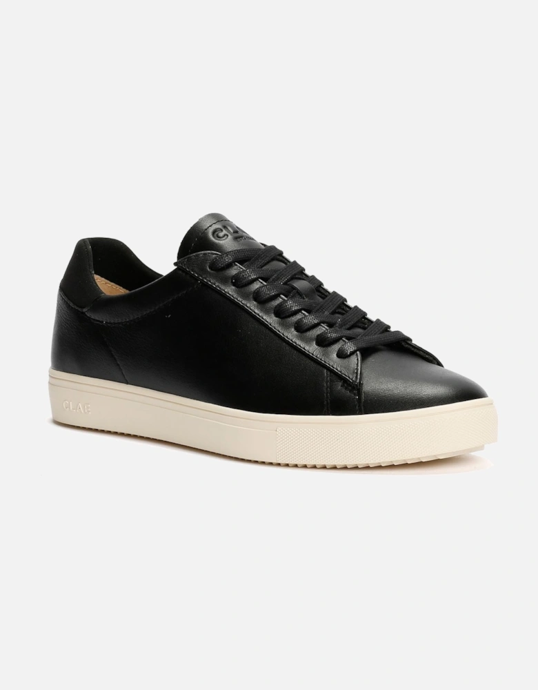 Bradley Milled Leather Men's Black Trainers