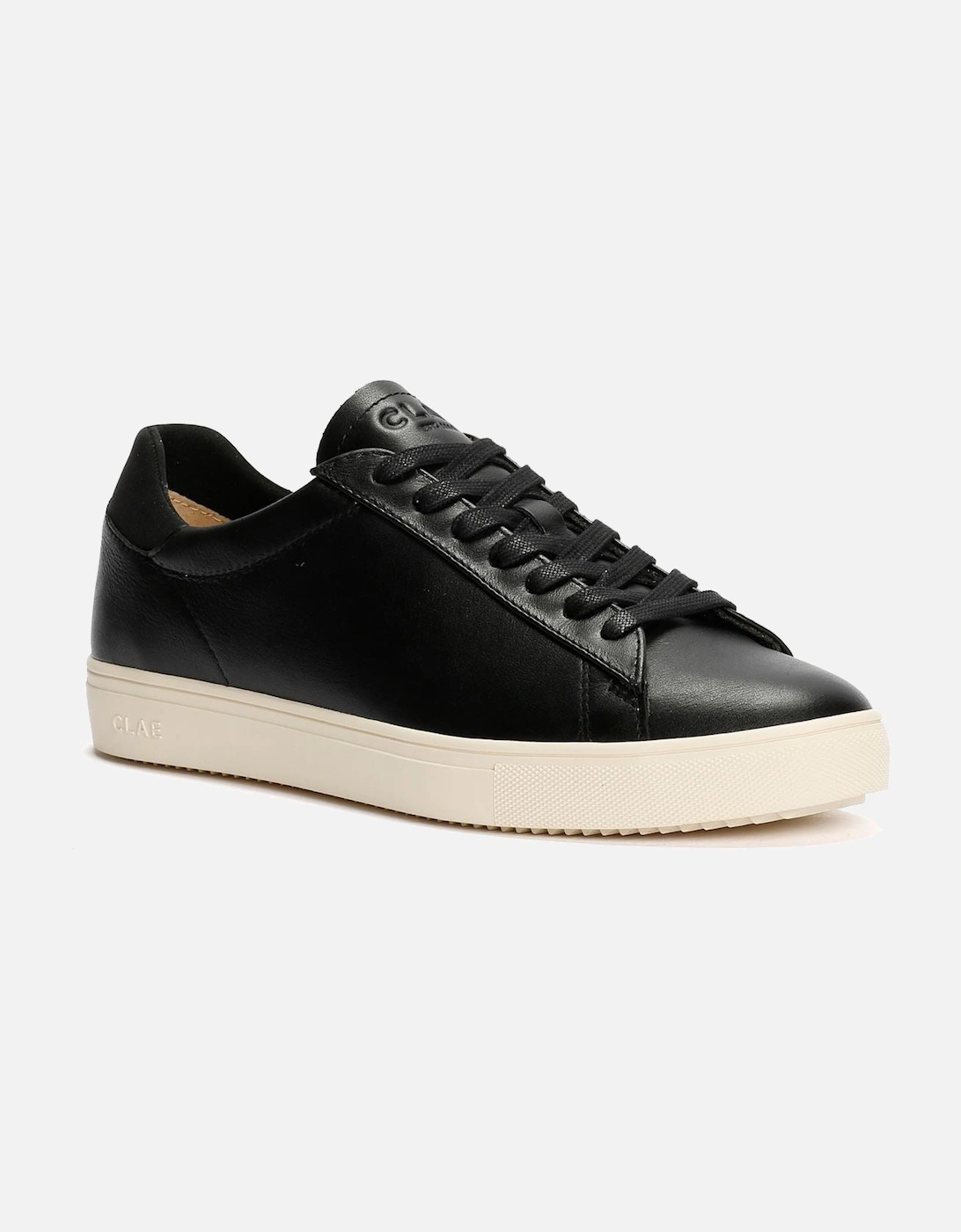Bradley Milled Leather Men's Black Trainers