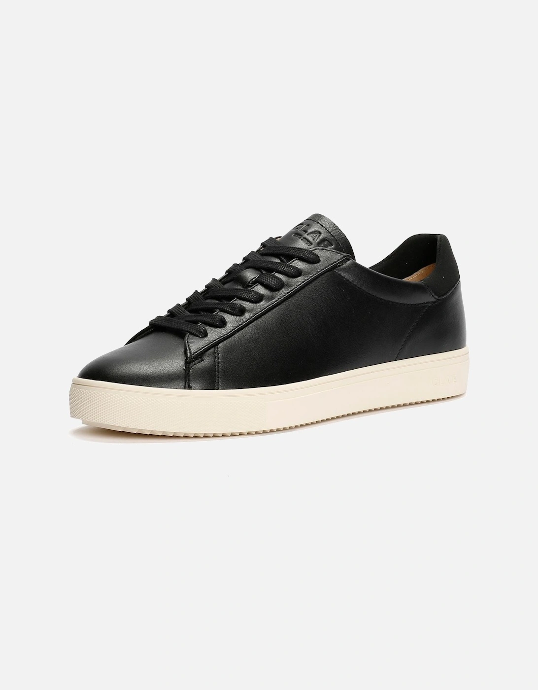 Bradley Milled Leather Men's Black Trainers