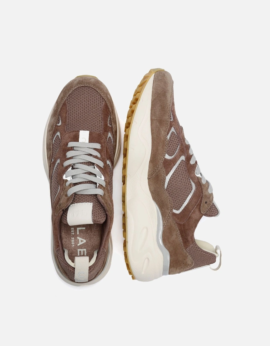 Salazar Men's Portabella Deep Taupe Trainers