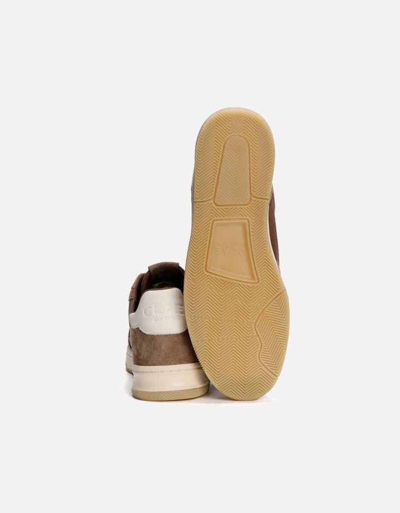 Haywood Leather Men's Portabella Deep Taupe Trainers
