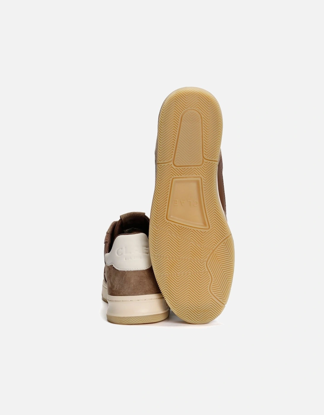 Haywood Leather Men's Portabella Deep Taupe Trainers