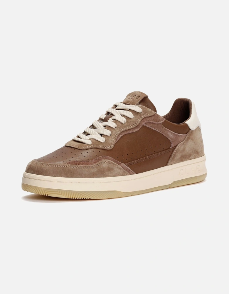 Haywood Leather Men's Portabella Deep Taupe Trainers