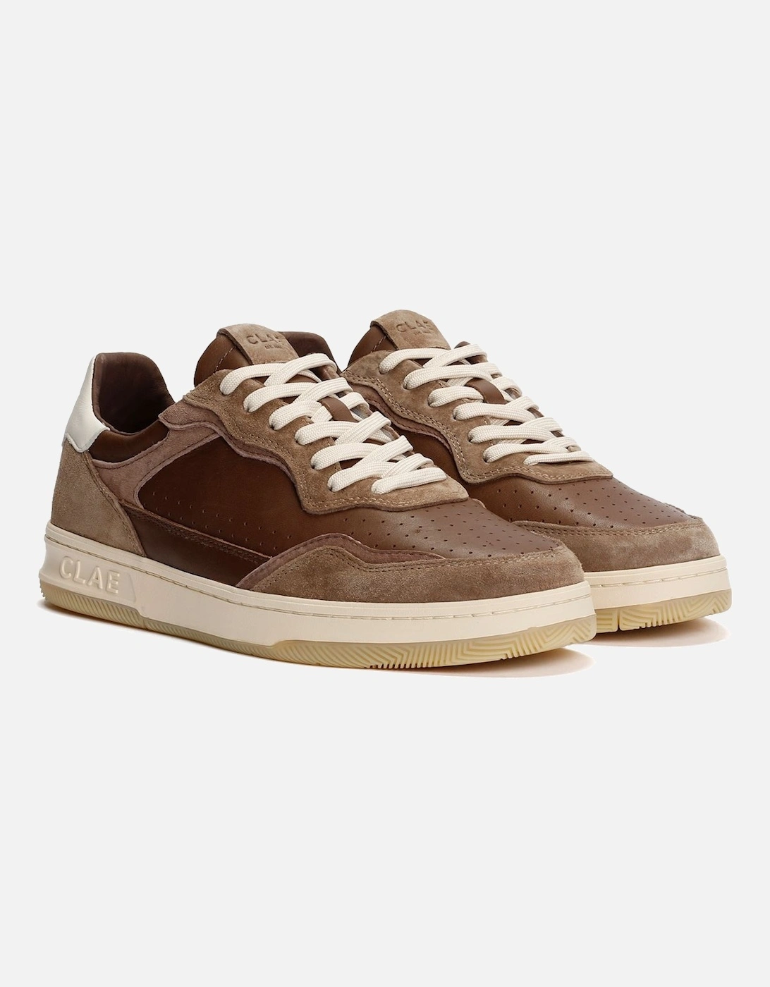 Haywood Leather Men's Portabella Deep Taupe Trainers, 9 of 8