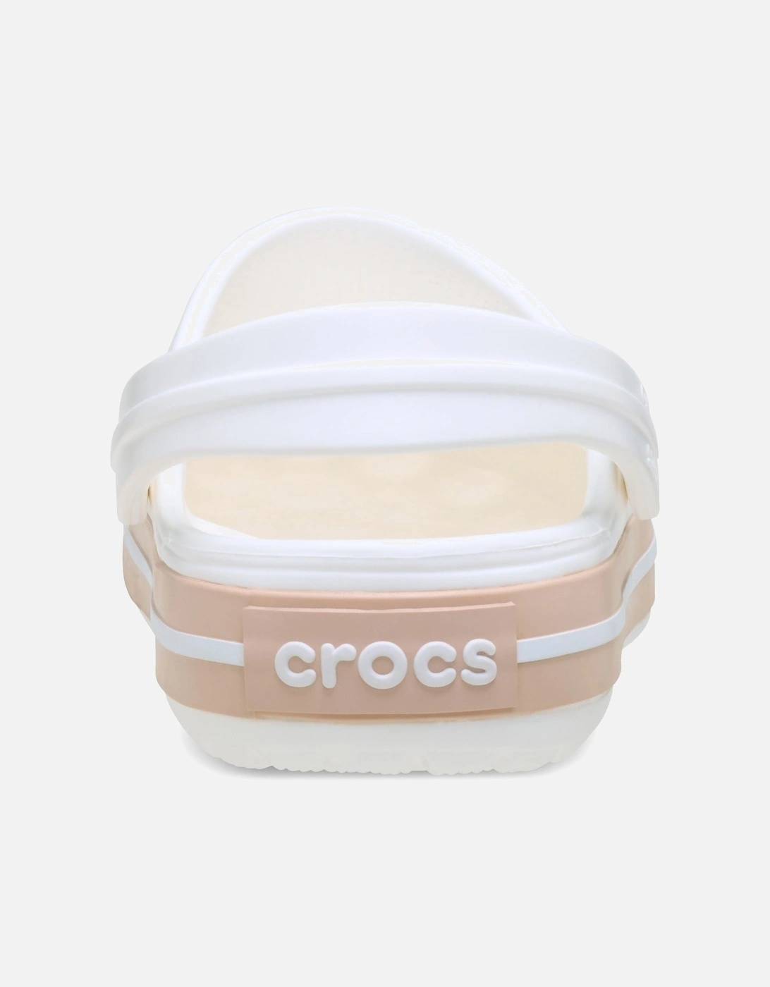 Crocband Thermoplastic White/Pink Caramel Clogs