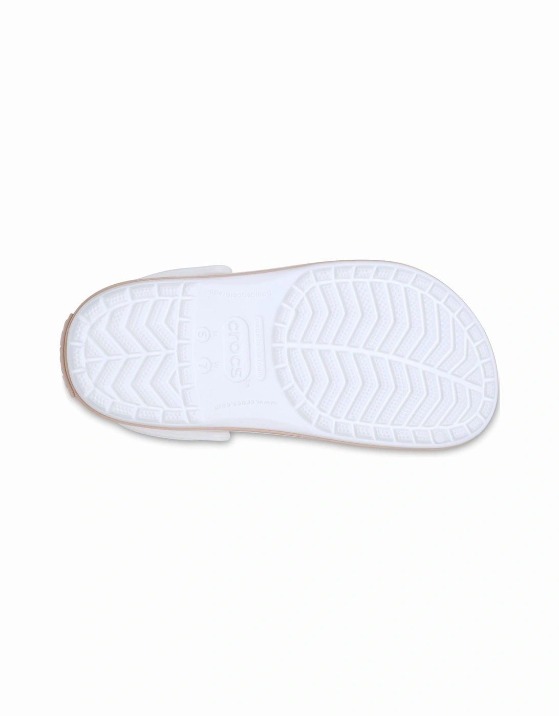 Crocband Thermoplastic White/Pink Caramel Clogs