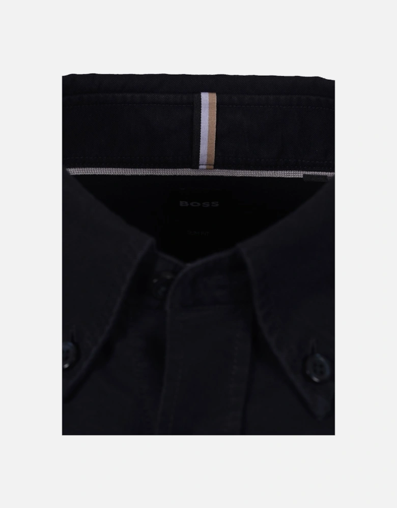Boss Black H Roan Casual Oxford Shirt Dark Blue