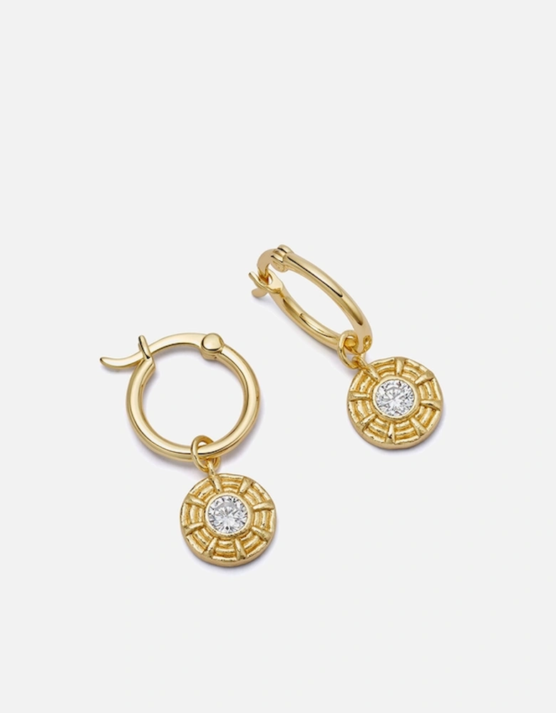 Apollo Sparkle 18k Gold-Plated Drop Earrings
