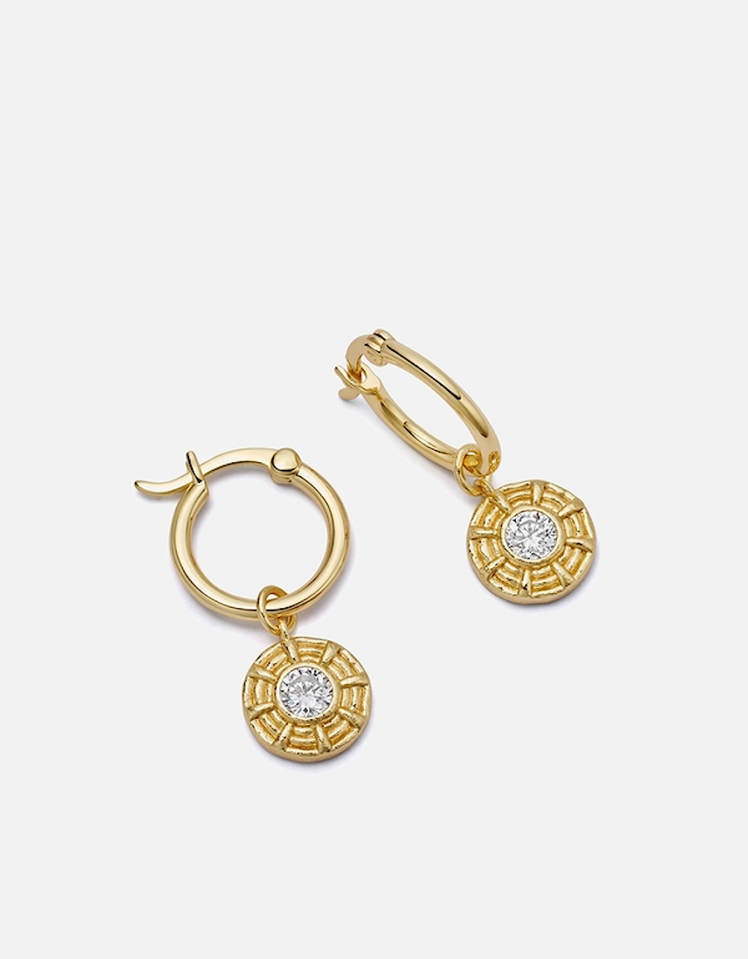 Apollo Sparkle 18k Gold-Plated Drop Earrings, 2 of 1