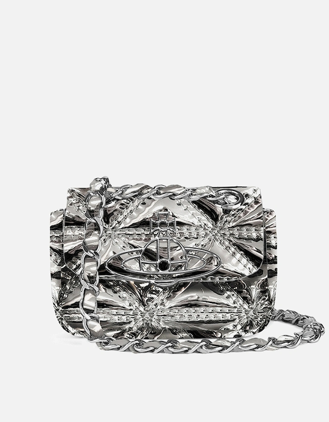 Vinnie Chain Faux Leather Purse, 2 of 1