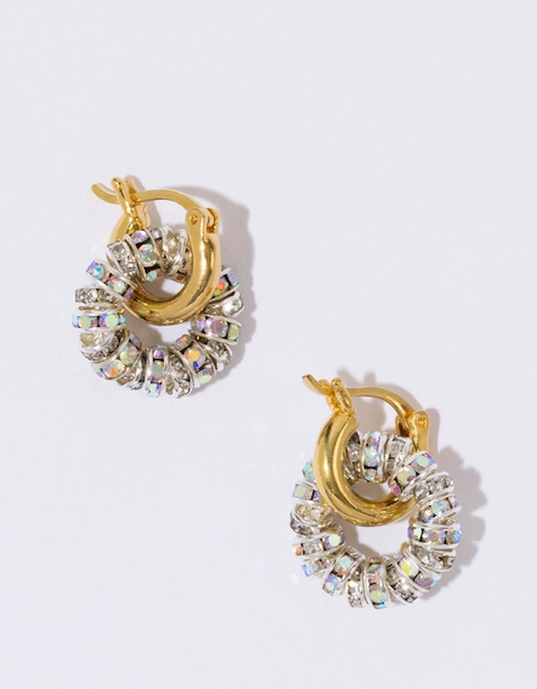 Pearl Octopuss.y Tiny Créoles Gold-Plated Earrings, 2 of 1