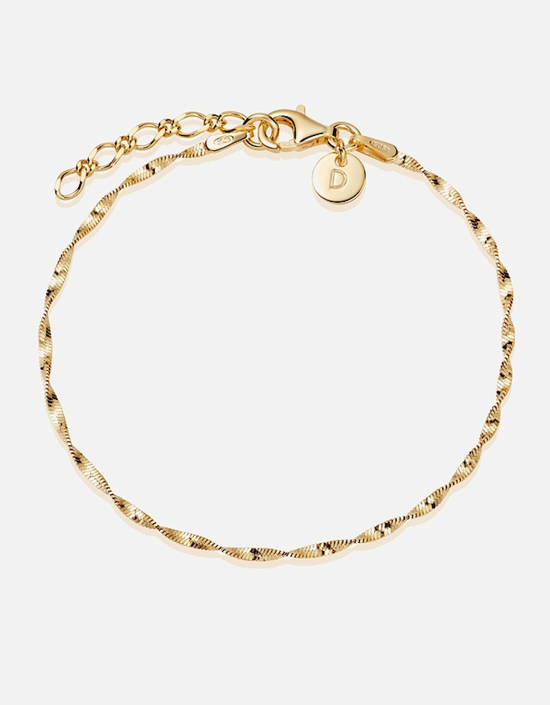 Helix Twisted 18k Gold-Plated Bracelet, 2 of 1