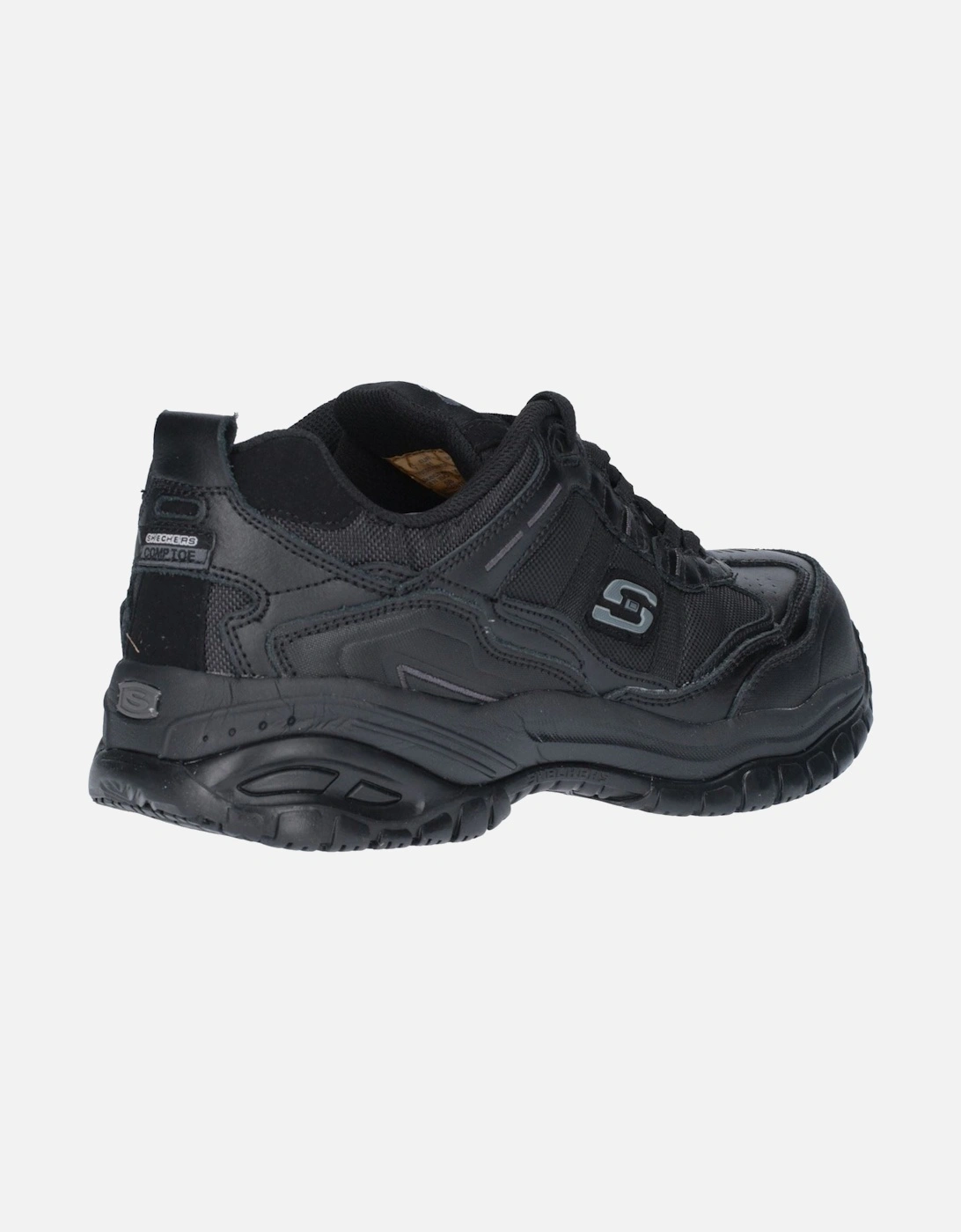 Soft Stride - Grinnell Suede Men's Black Safety Trainers