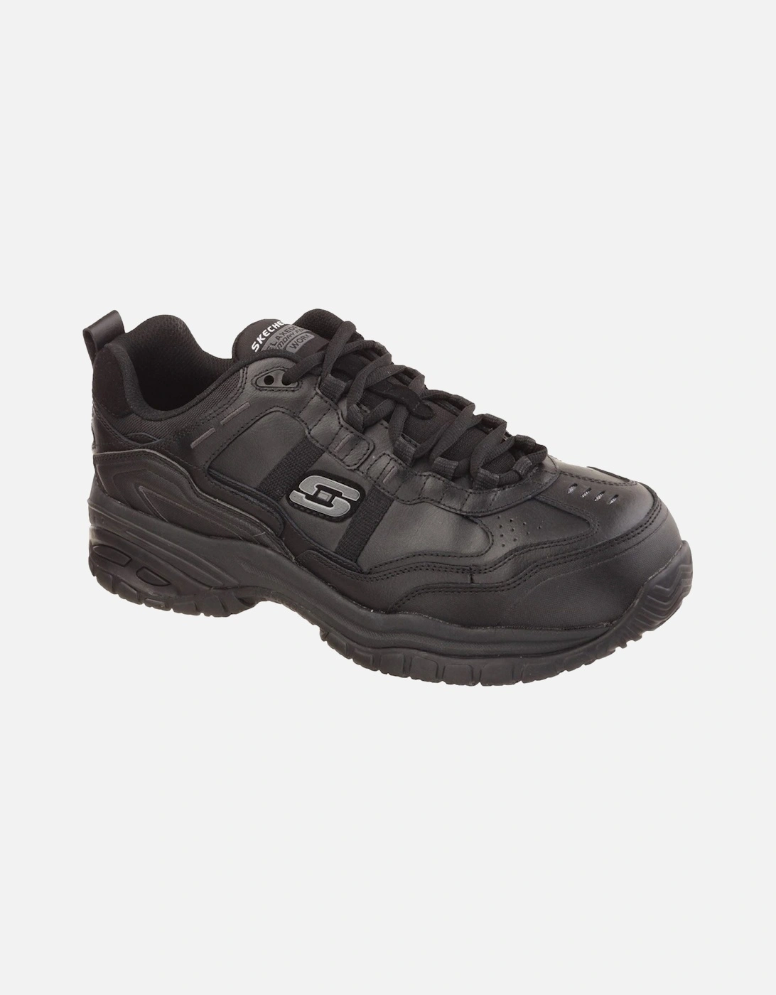 Soft Stride - Grinnell Suede Men's Black Safety Trainers