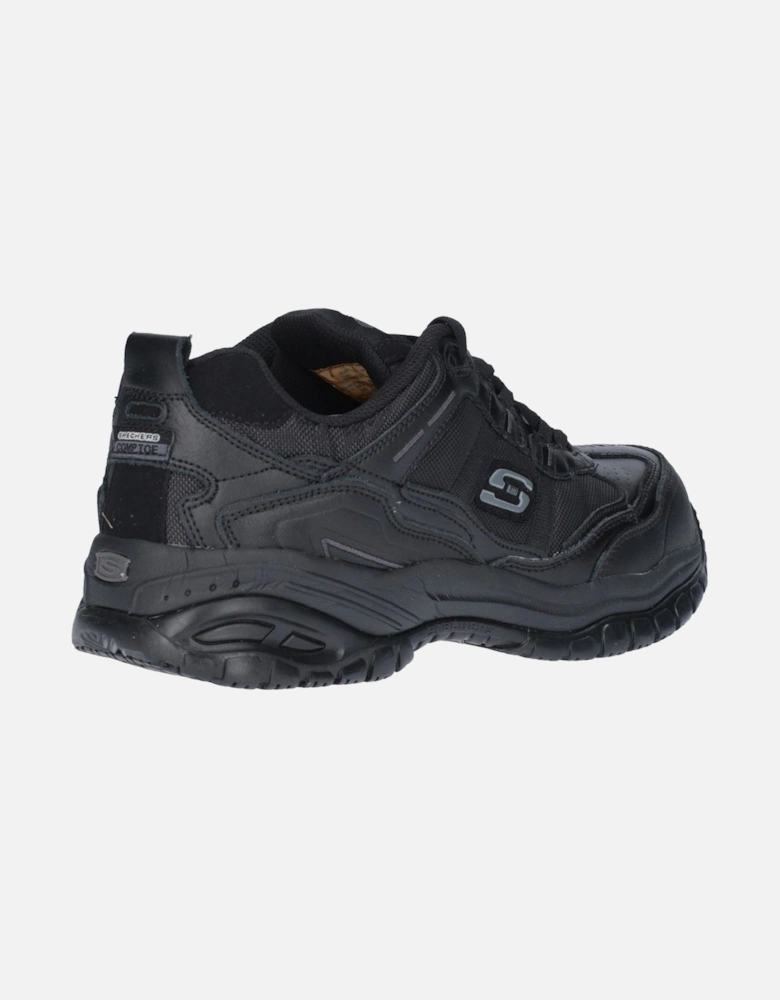 Soft Stride - Grinnell Suede Men's Black Safety Trainers